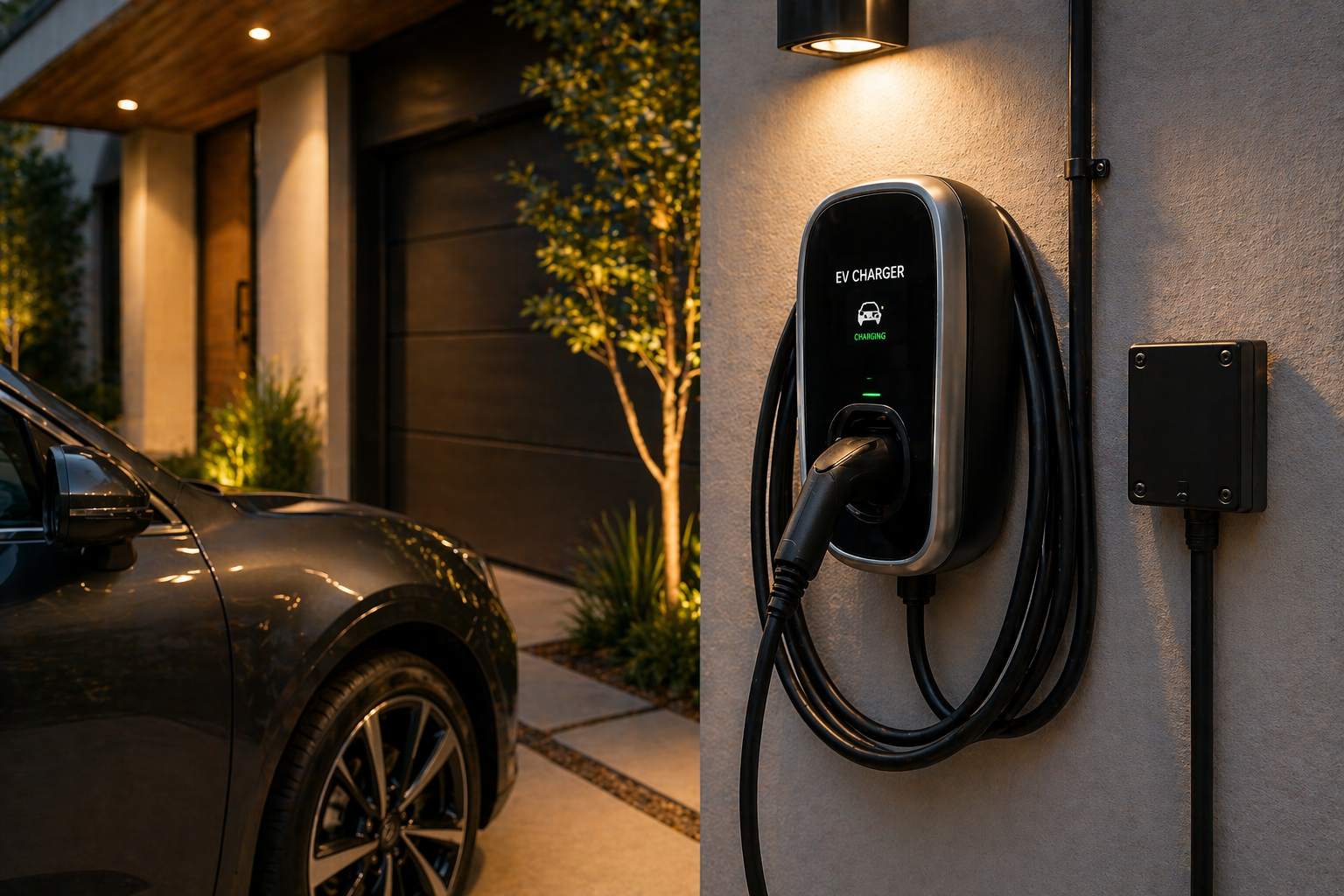 EV charger installation